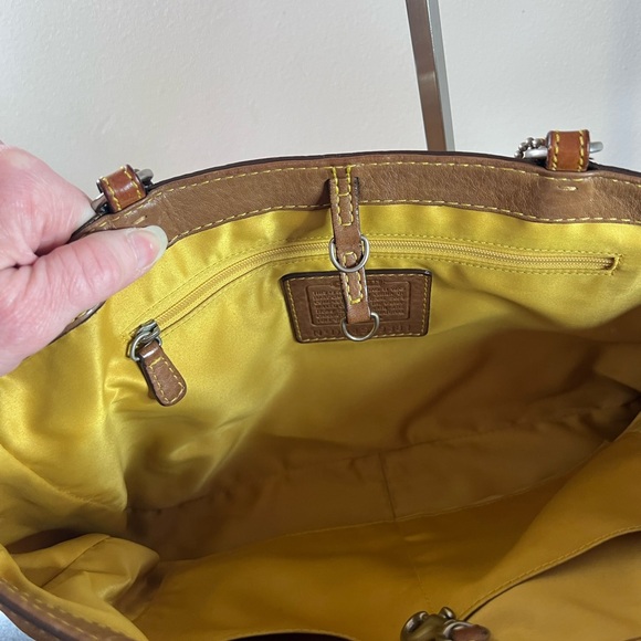 Coach Chelsea Pebbled Leather Tote - Picture 11 of 13